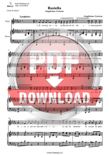 Cottrau, Guglielmo: Raziella