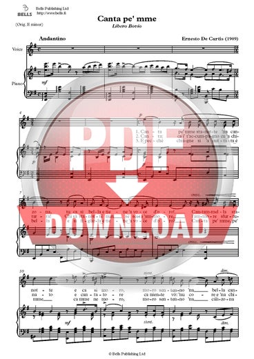 Curtis, Ernesto de: Canta pe' mme (2)