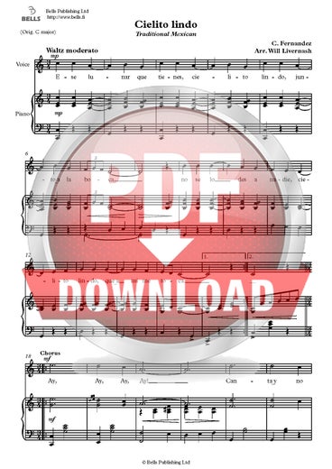 Fernandez, C. (arr. Will Livernash): Cielito lindo