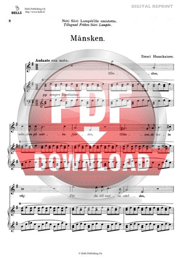 Hannikainen, Ilmari: M&aring;nsken